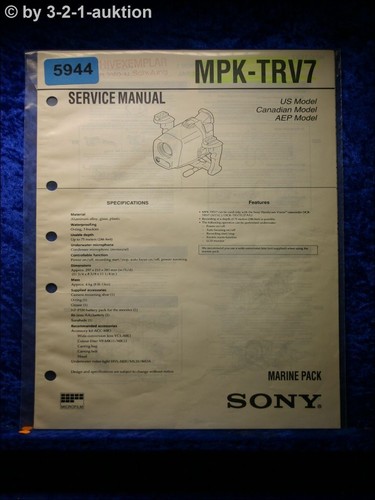 Manuale servizio sony - servizio,