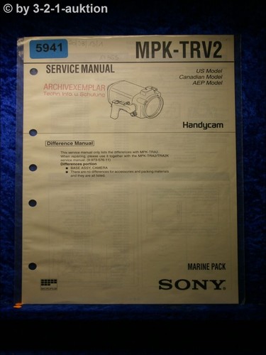 Manuale servizio sony - servizio,