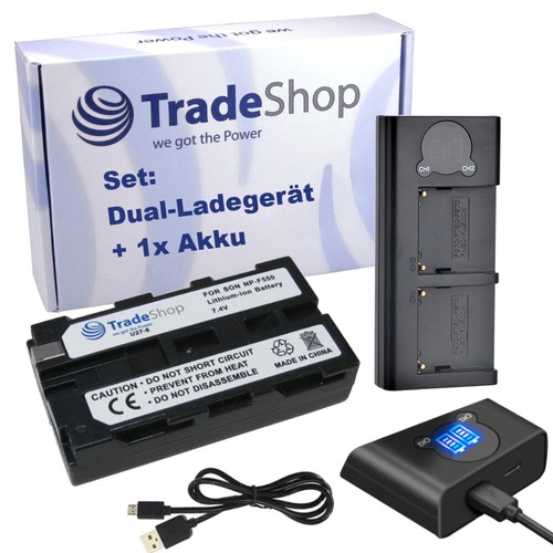 Set doppio caricabatterie - doppio, lcd